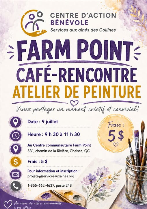 Café rencontre -  Atelier de peinture