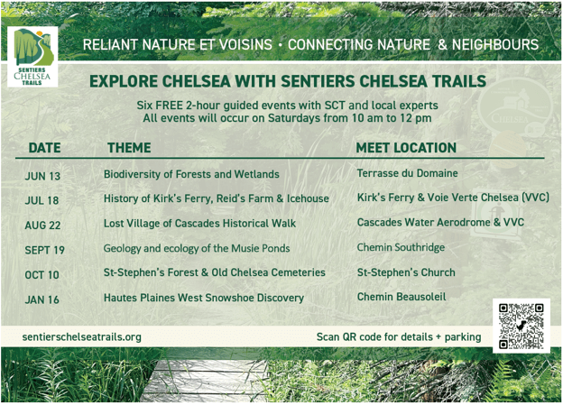 Explore Chelsea with Sentiers Chelsea Trails