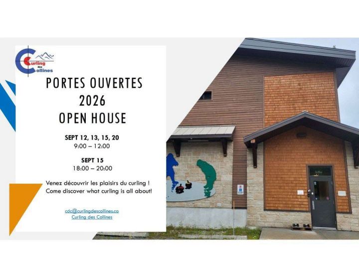 Curling des Collines Open House