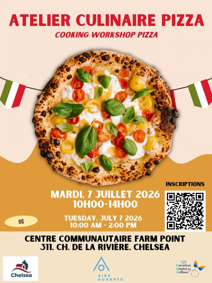Cooking Workshop - Pizza Making for Ages 14–17