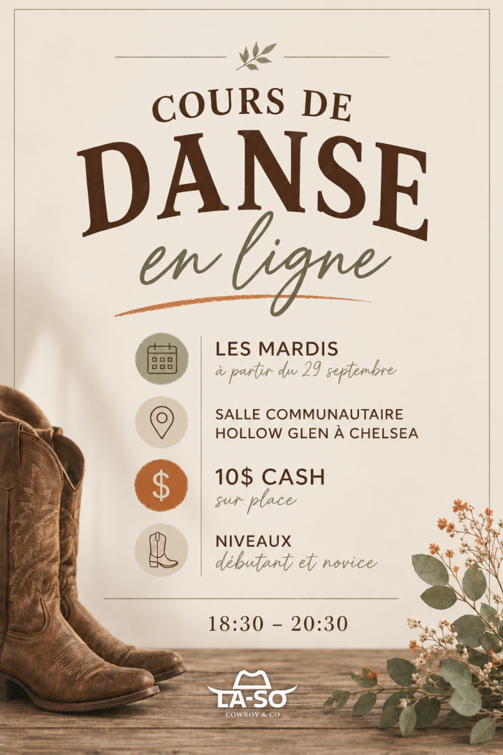 Cours de Danse en Ligne Country