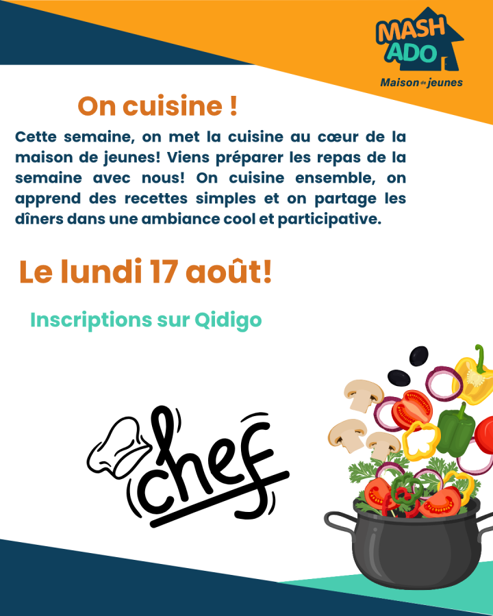 Activité culinaire pour ados !