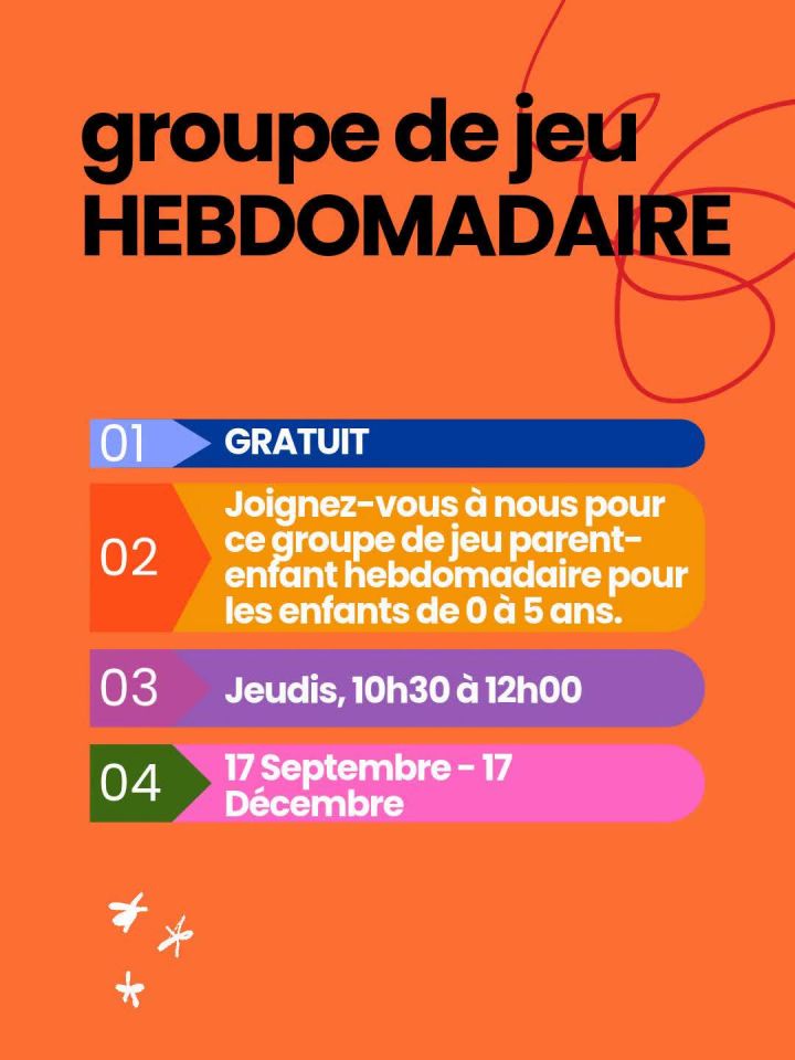 Groupe de jeu parent-enfant 0-5 ans